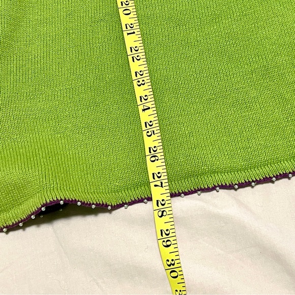 Quacker Factory Ladies Butterfly Cotton Blend Sweater - Picture 2 of 8